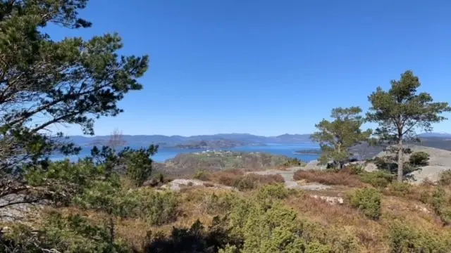 Mot Halsnetoppen, Sjernarøyane, Bokn og Nedstrand